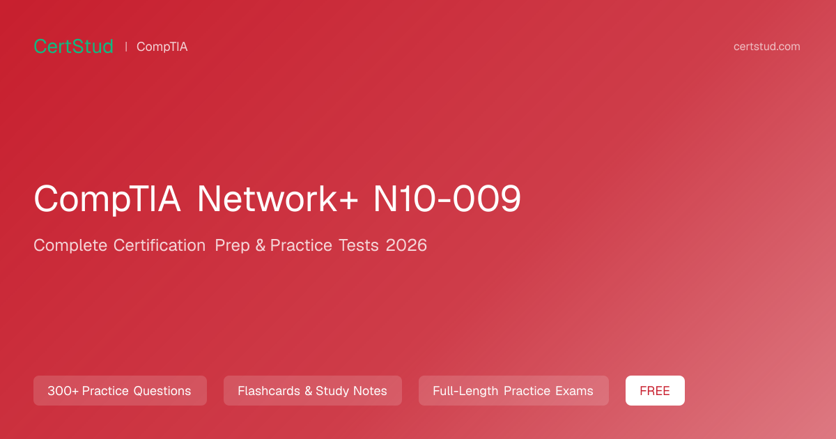 CompTIA Network+ (N10-009) Practice Questions - All Domains 2026