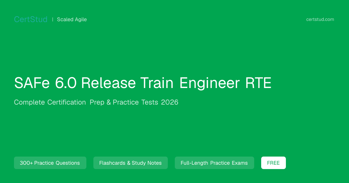 My SAFe Release Train Engineer Progress - RTE Exam Readiness | CertStud