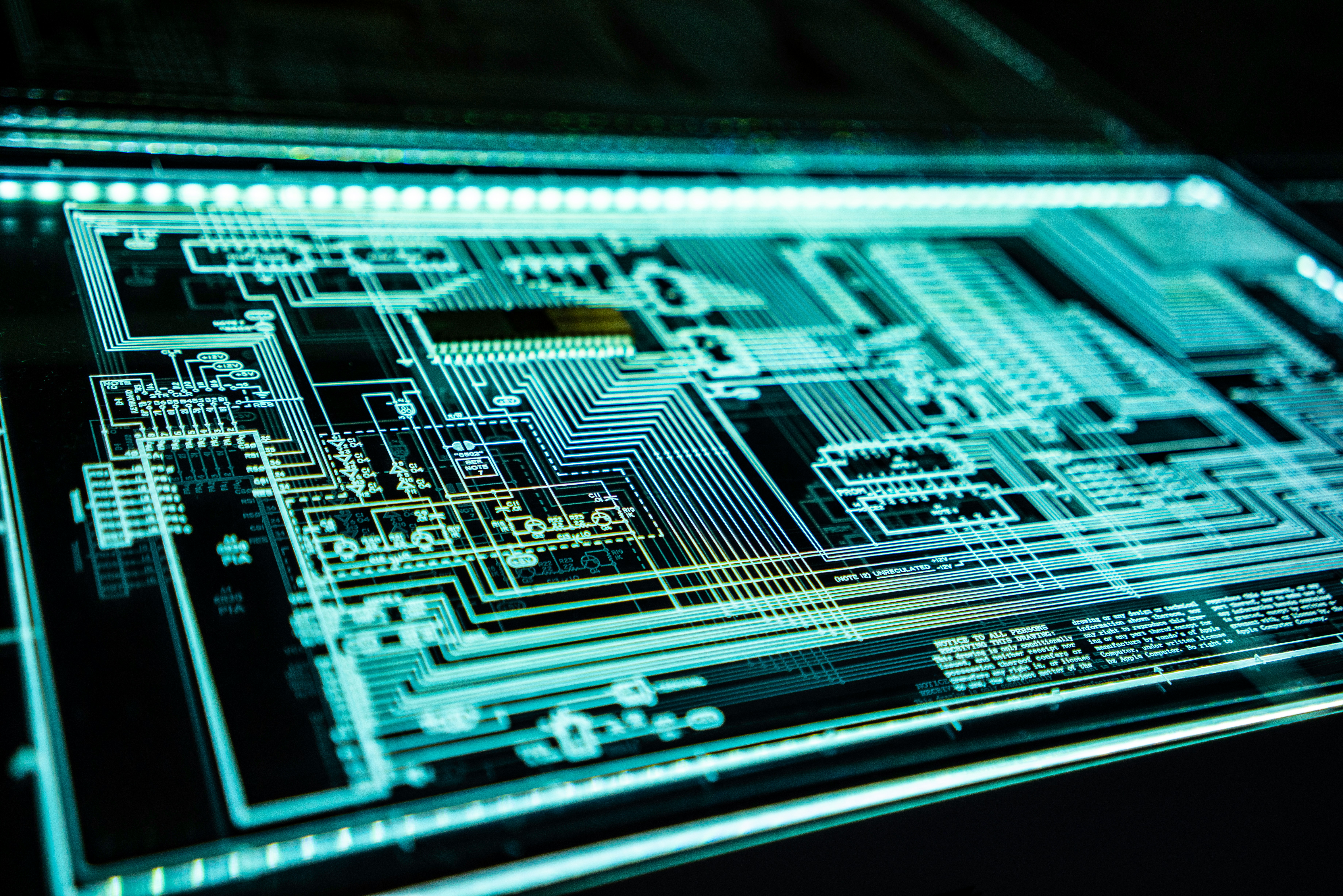 Computer circuit board representing cybersecurity and CISSP certification