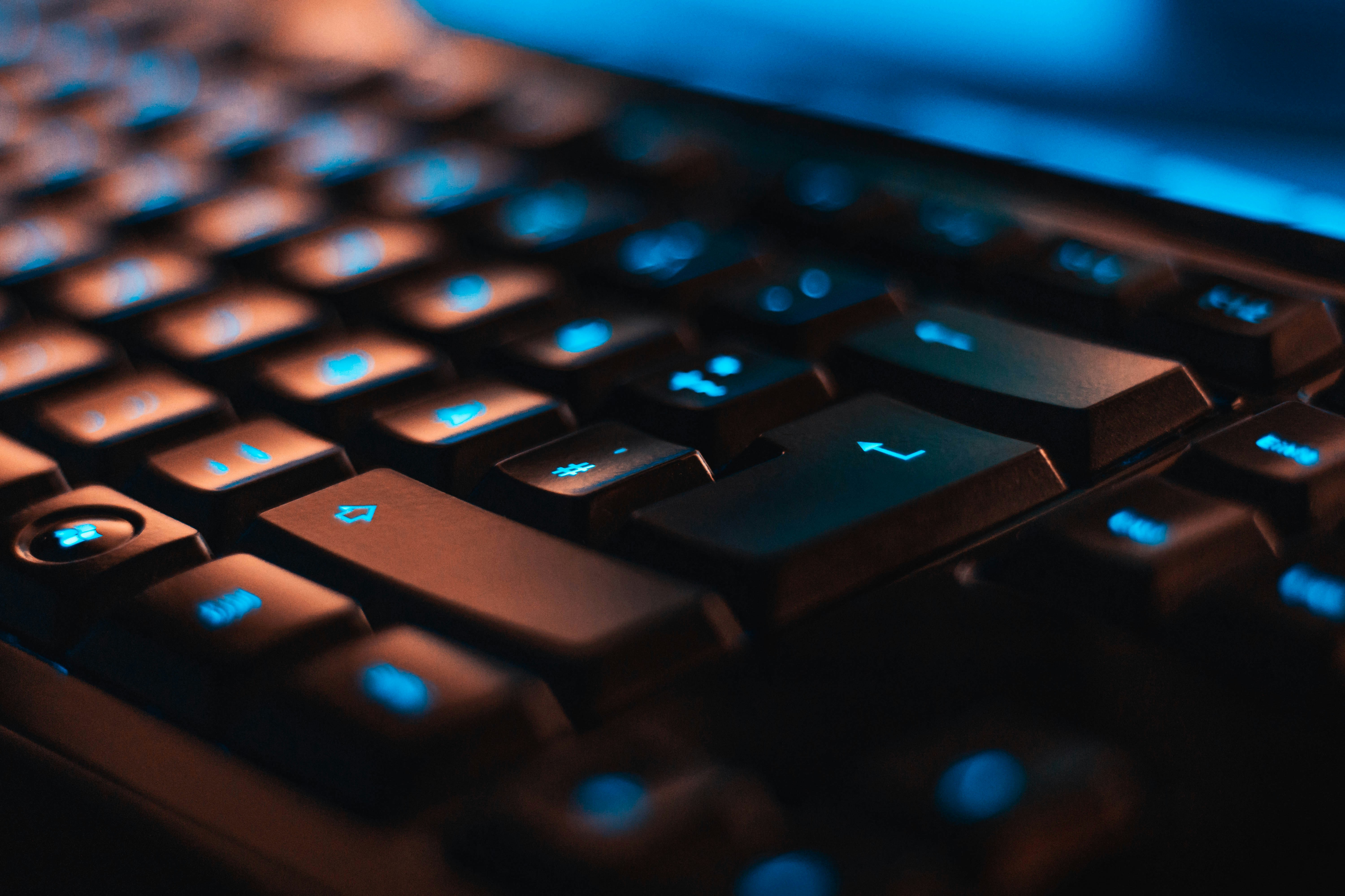 Closeup photo of computer keyboard representing Azure certification study
